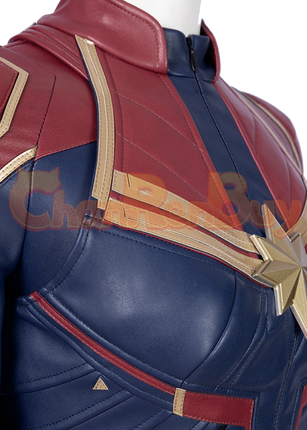 Carol Danvers Costume Captain Marvel Suit Cosplay Bodysuit