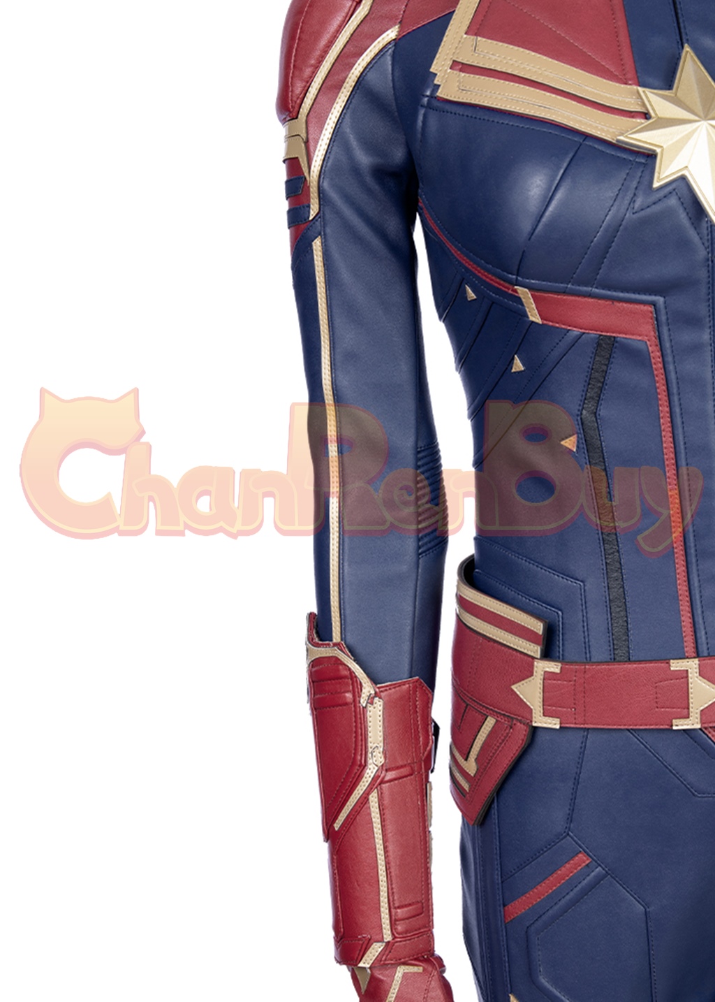 Carol Danvers Costume Captain Marvel Suit Cosplay Bodysuit