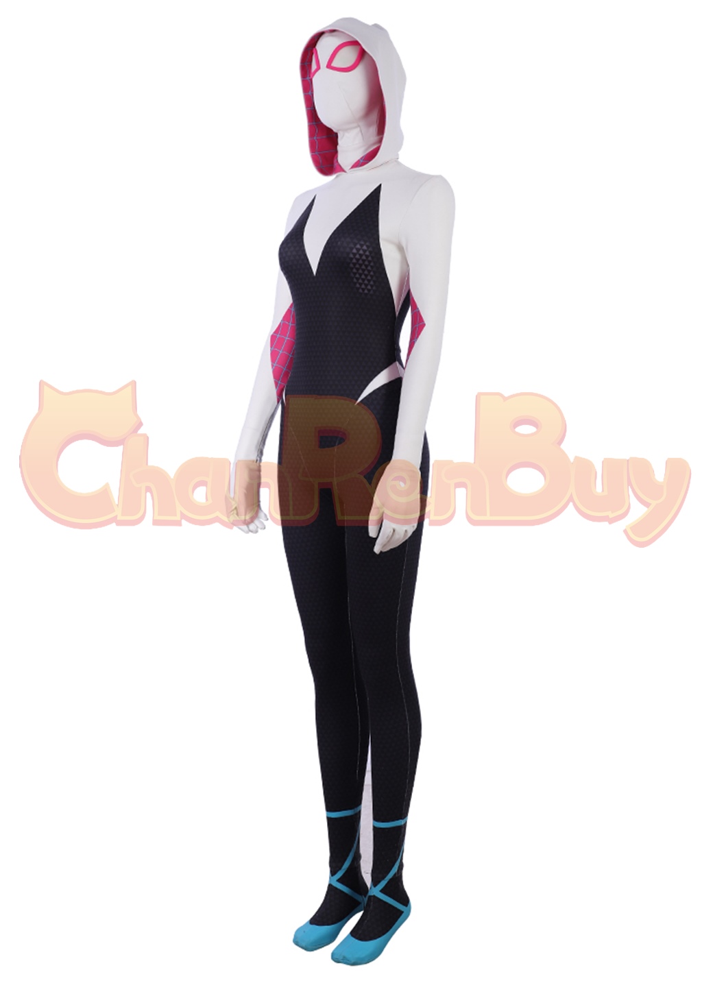 Spider Woman Costume Gwen Stacy Spider Man Into The Spider Verse Cosplay