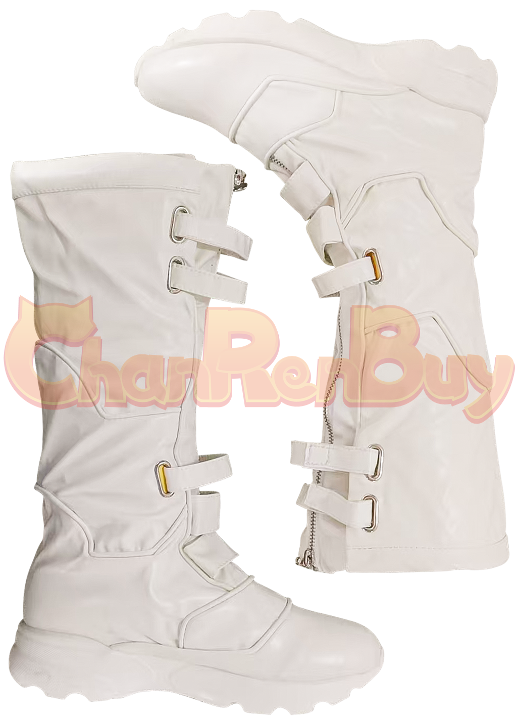 Black Widow Costume Natasha Romanoff  Cosplay Suit Boots Outfit White Version