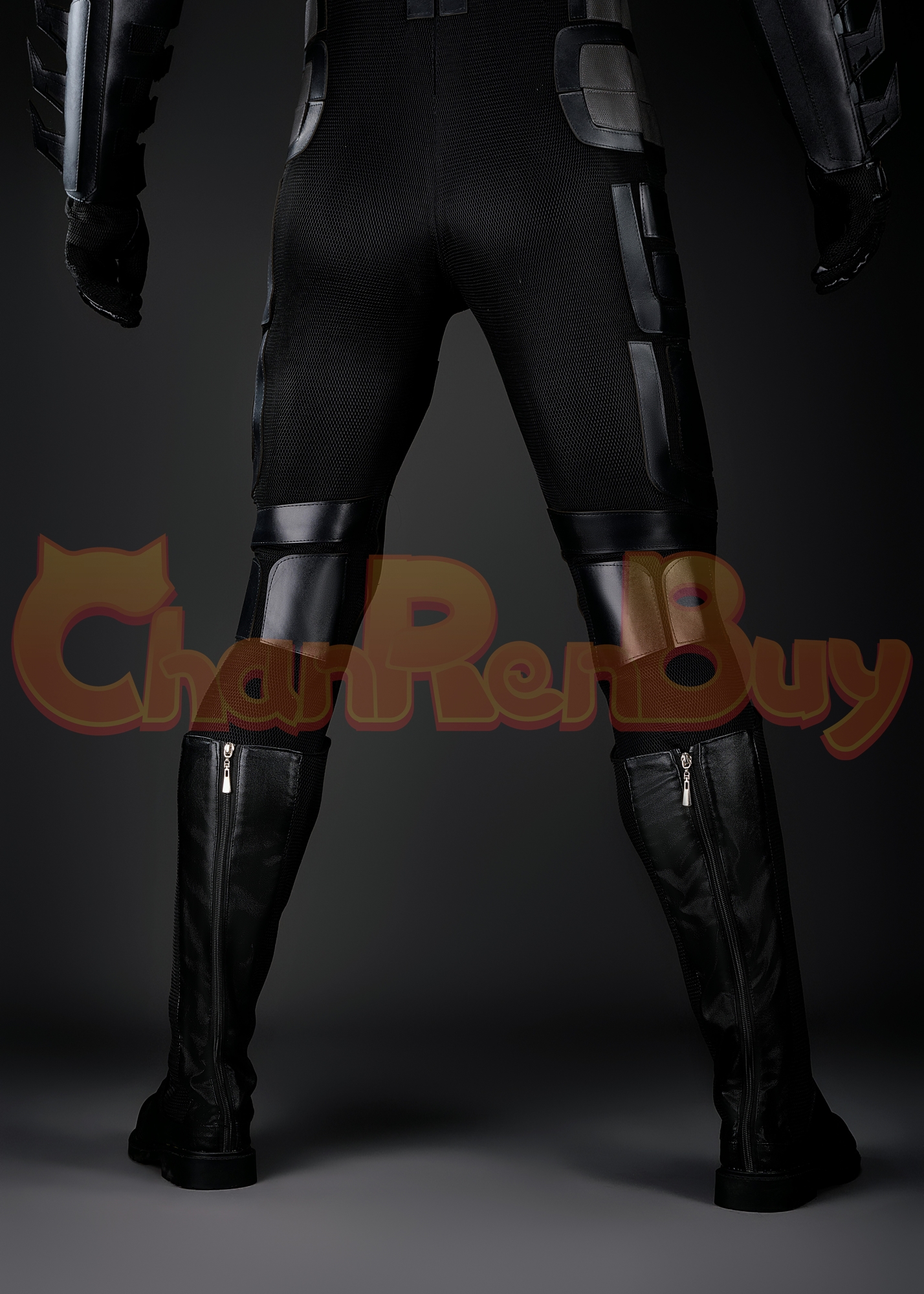 Superhero Costume Bat Sytle Man Suit Cosplay Boots Mask