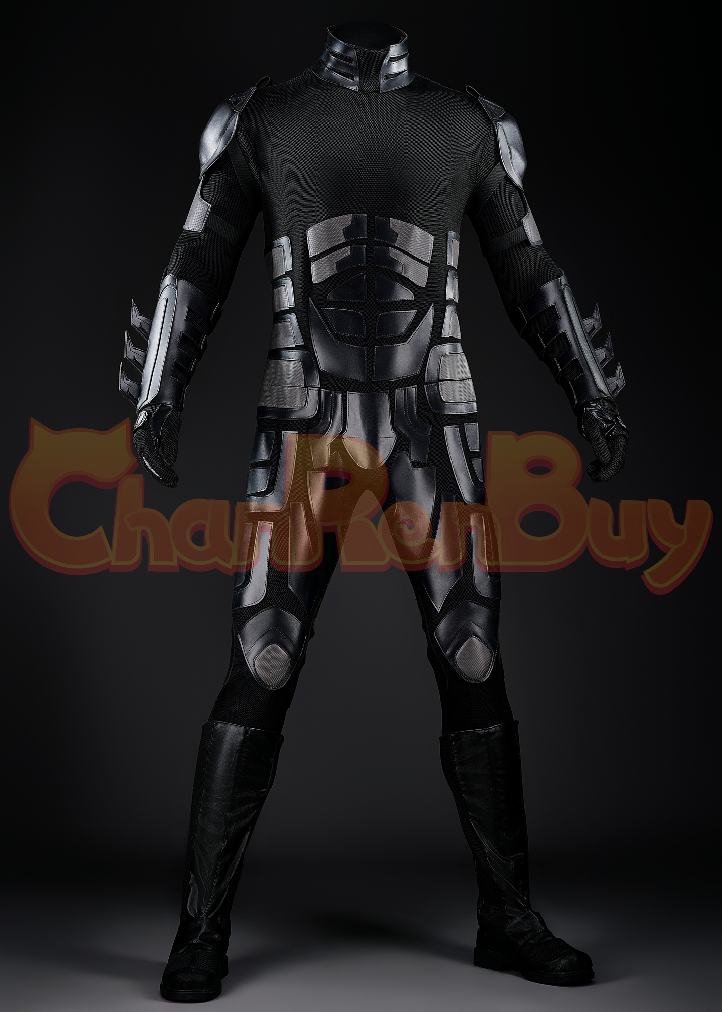 Superhero Costume Bat Sytle Man Suit Cosplay Boots Mask