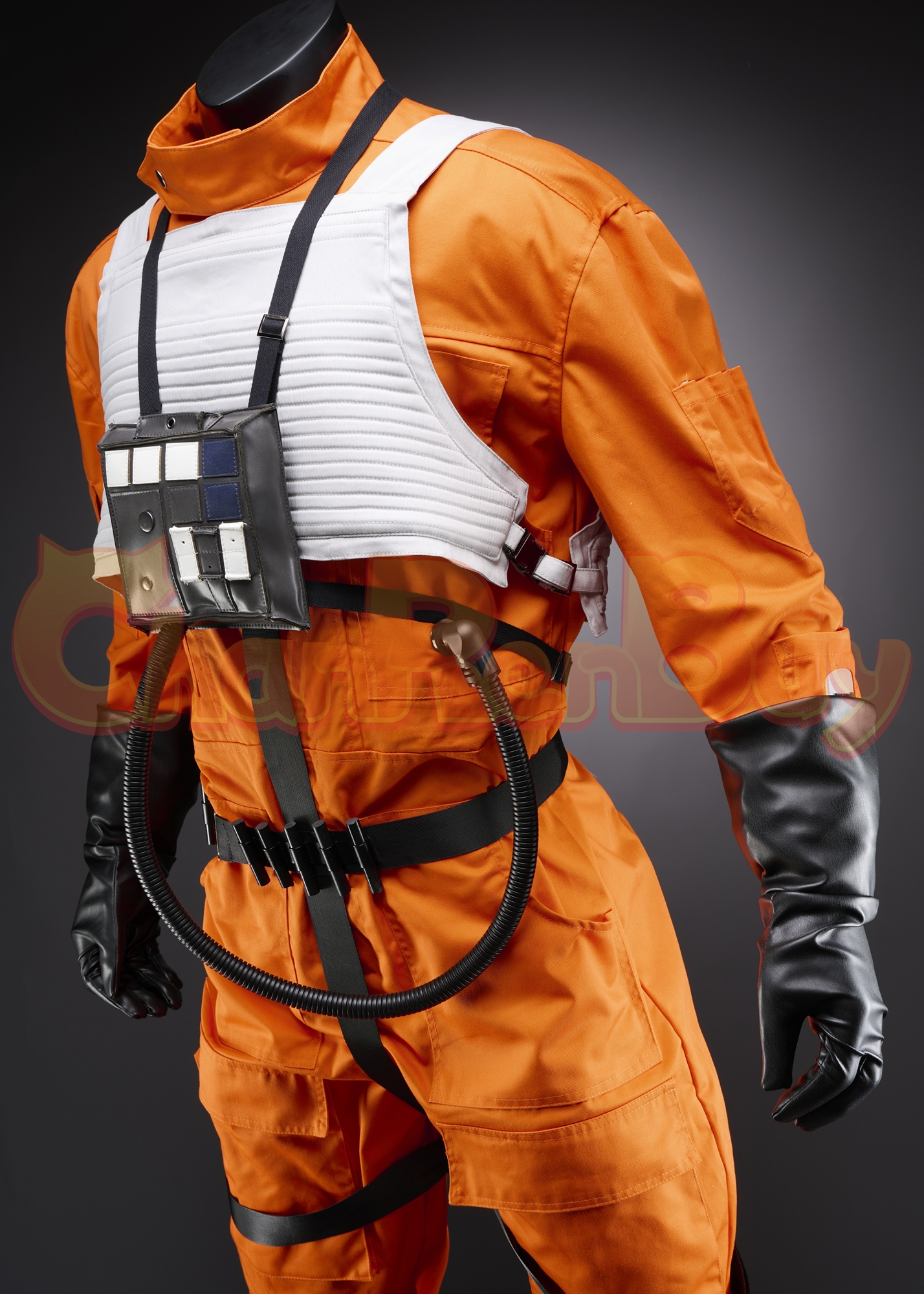 Squadrons Pilot Uniform Costume Star Wars Suit Cosplay Boots Outfit