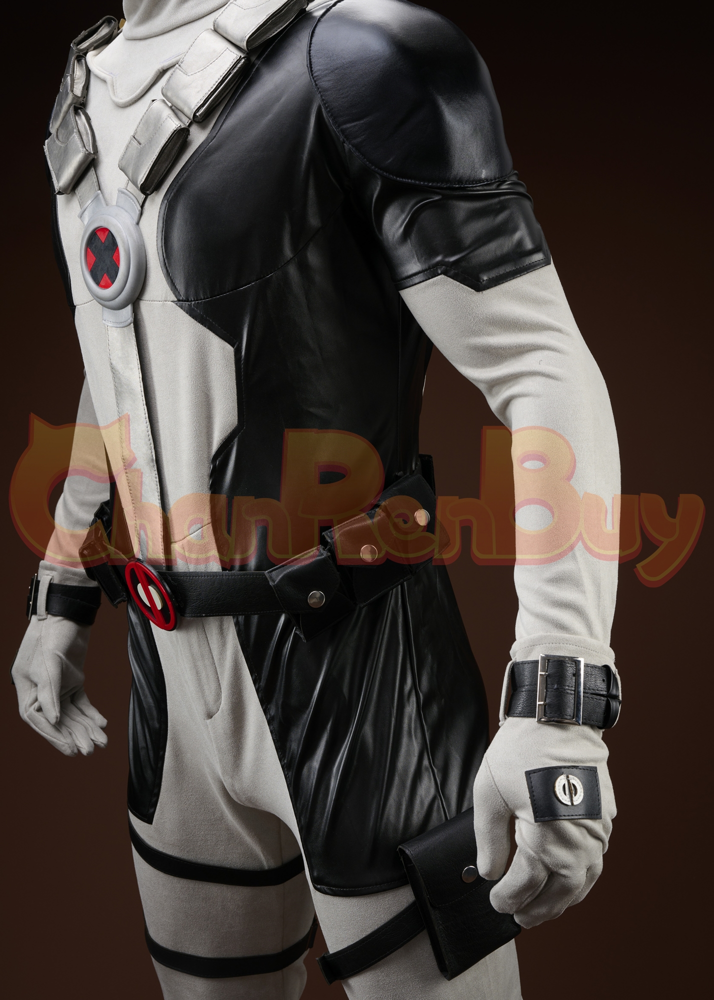 X-Force Deadpool Costume Wade Wilson Suit Cosplay Boots Outfit