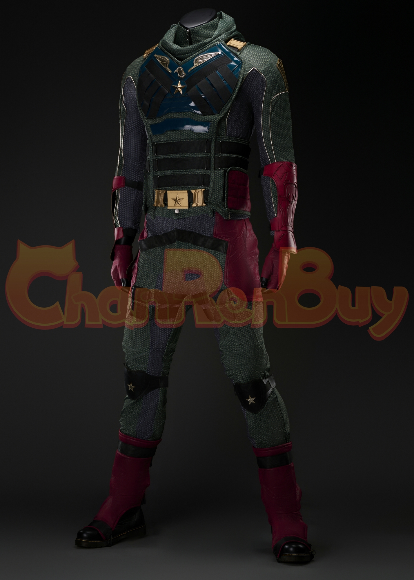 Soldier Boy Costume The Boys Season 3 Suit Cosplay Boots