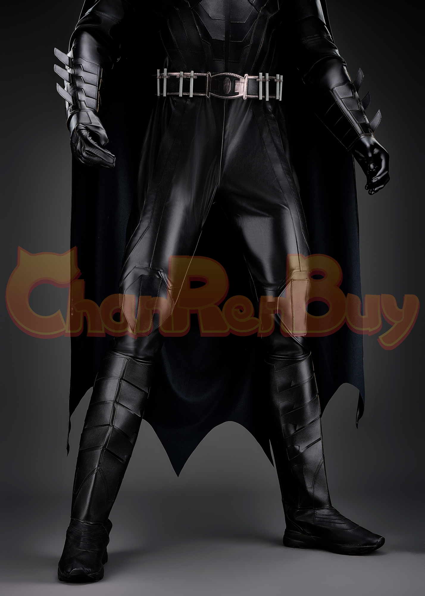 Superhero Bruce Wayne Costume Bat Sytle Man Suit Cosplay Boots Mask