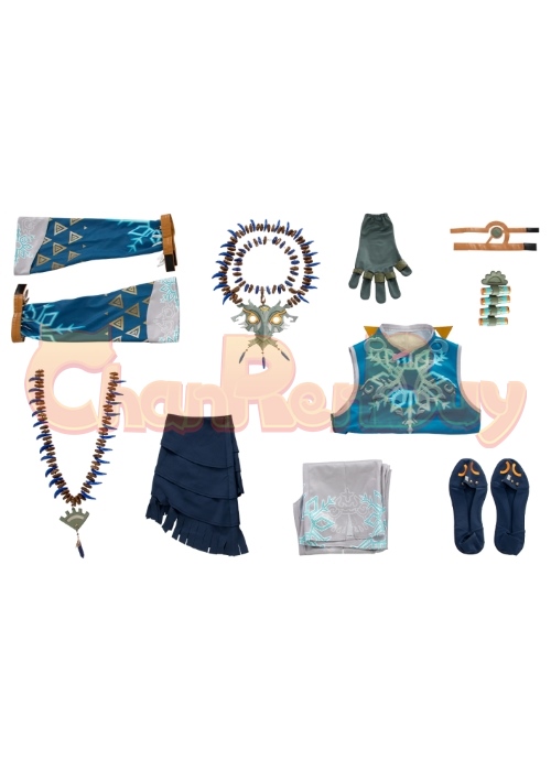 Link Frostbite Shirt Costume The Legend of Zelda: Tears of the Kingdom Cosplay Suit