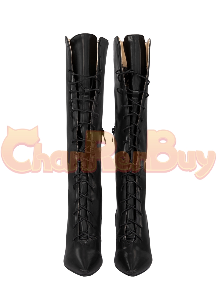 Superhero Cat Shoes Woman Bat Style Man Boots Cosplay