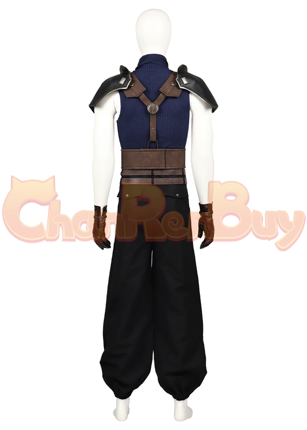 Final Fantasy VII Costume Zack Fair Suit Cosplay