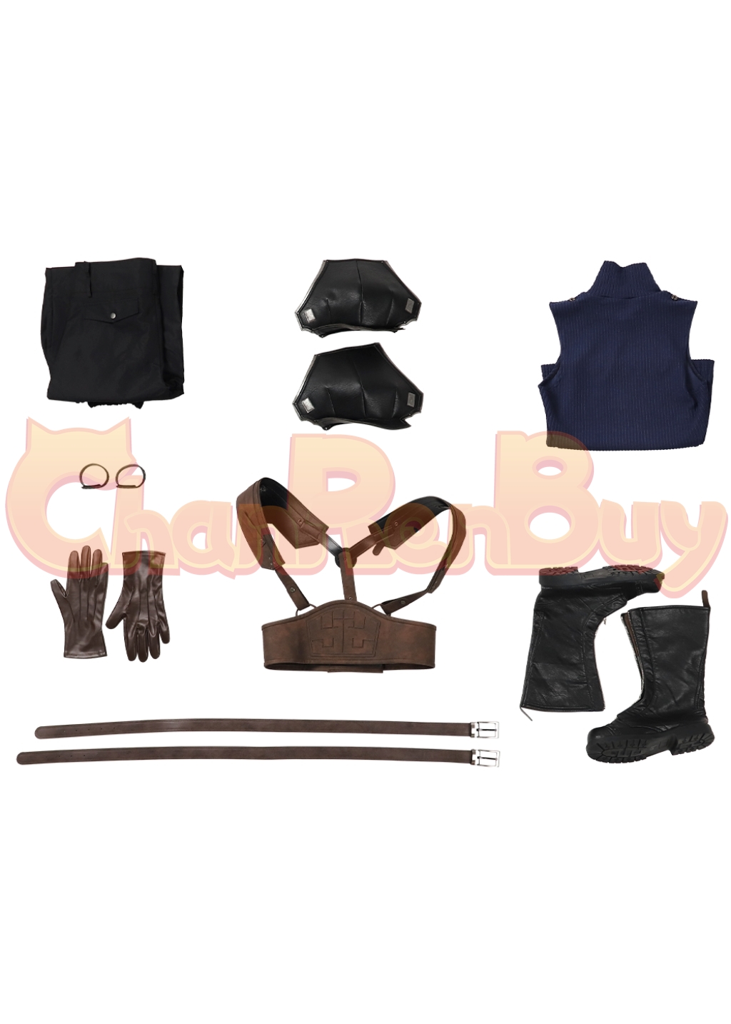 Final Fantasy VII Costume Zack Fair Suit Cosplay