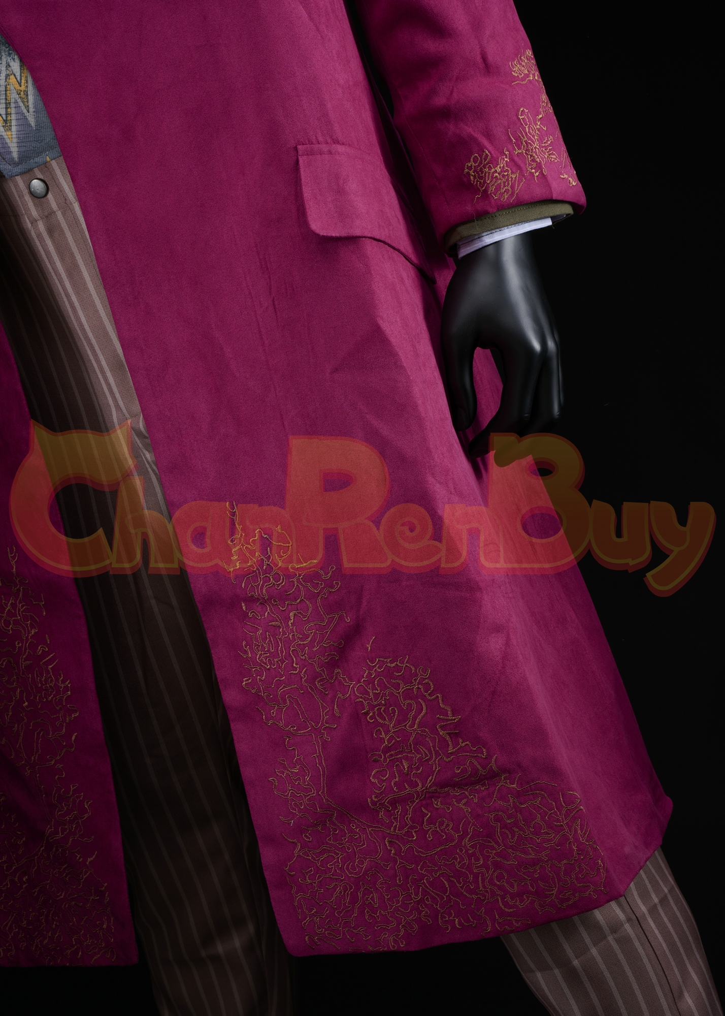 Willy Wonka Costume Wonka Suit Cosplay with Coat