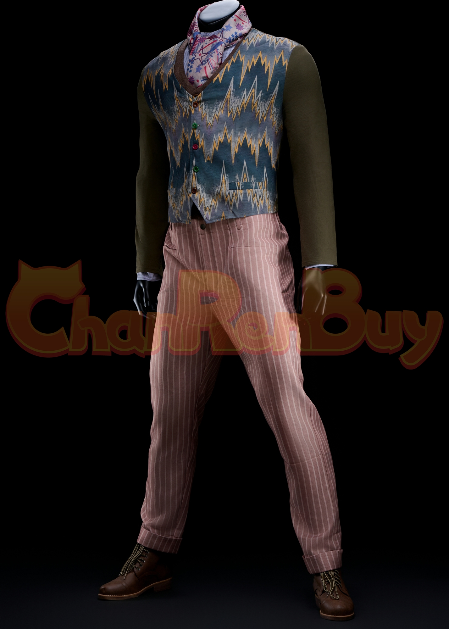 Willy Wonka Costume Wonka Suit Cosplay with Coat