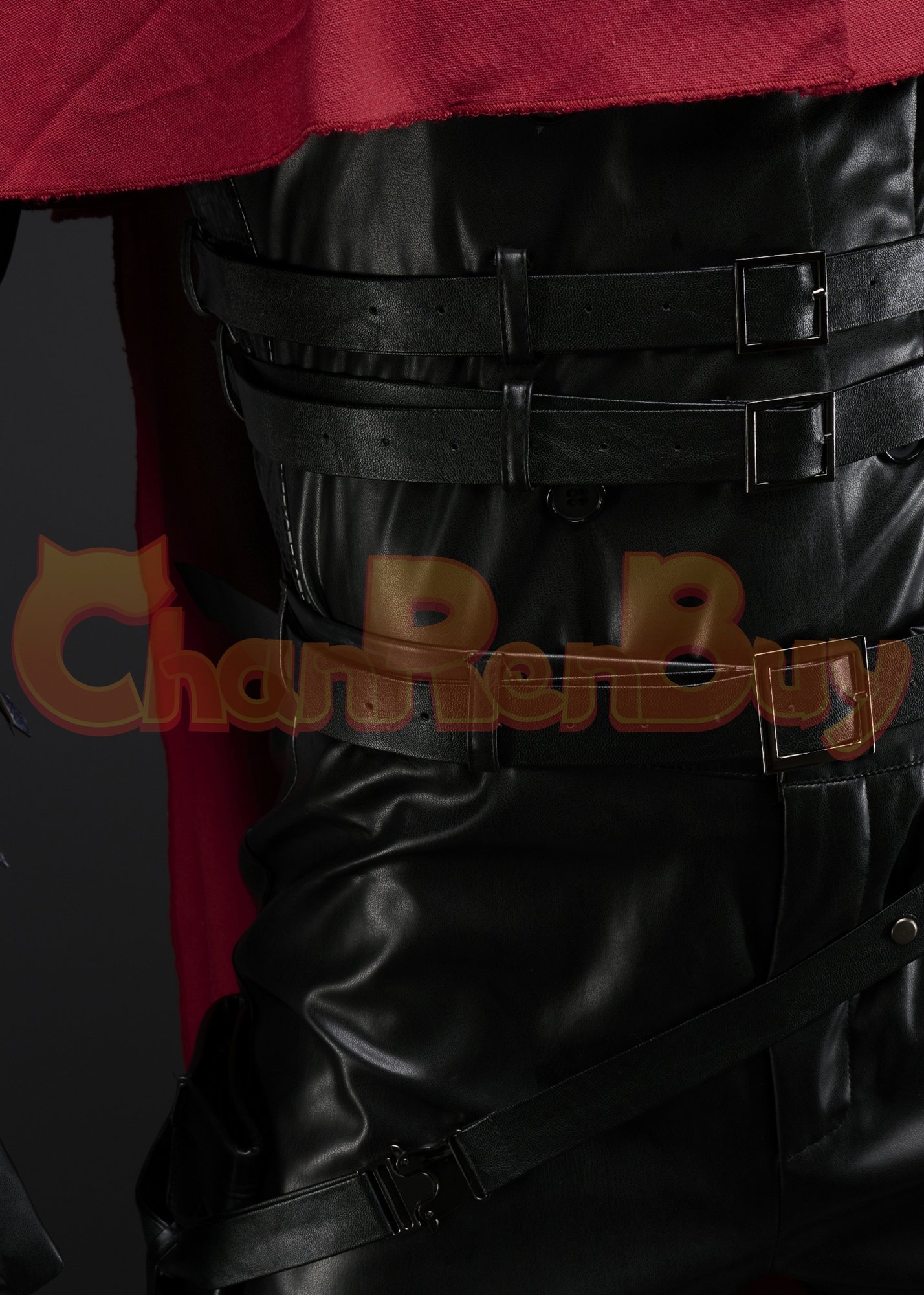 Vincent Valentine Costume Final Fantasy VII Rebirth Suit Cosplay Shoes