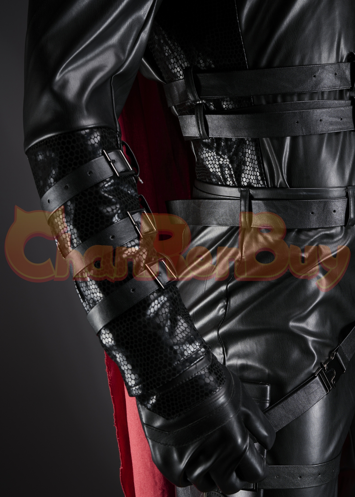 Vincent Valentine Costume Final Fantasy VII Rebirth Suit Cosplay Shoes