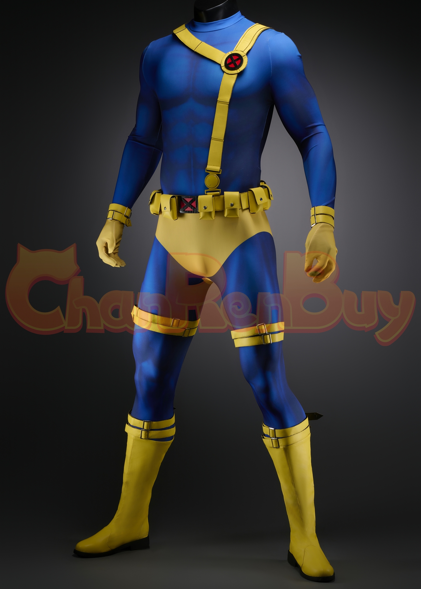 Scott Summers Costume X-Men '97 Cyclops Suit Cosplay