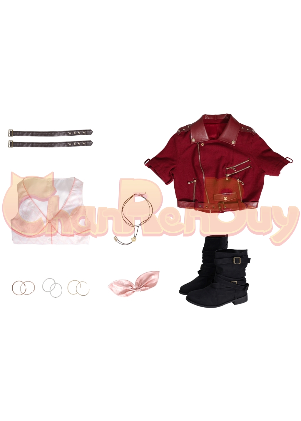 Aerith Gainsborough Costume Final Fantasy VII Rebirth Cosplay Ver.1