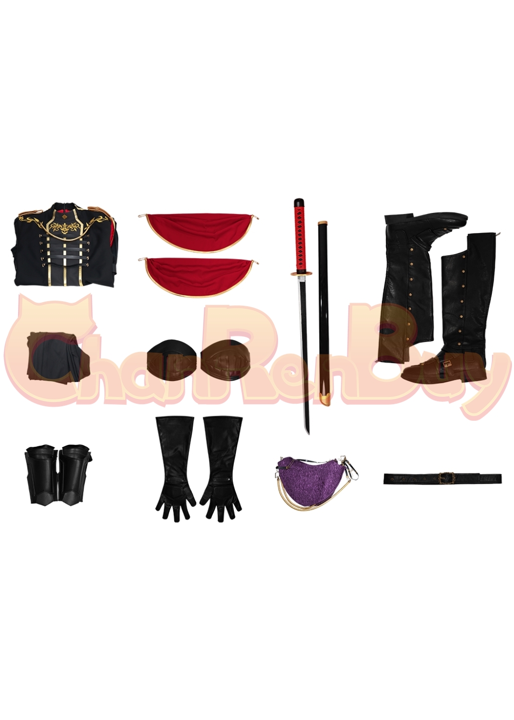 Sephiroth Costume Final Fantasy VII Suit Cosplay Uniform