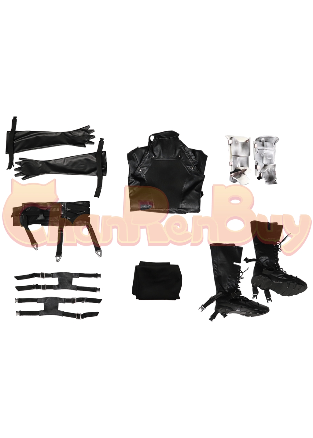 Sephiroth EdgedWings Training Garb Costume Final Fantasy VII Suit Cosplay