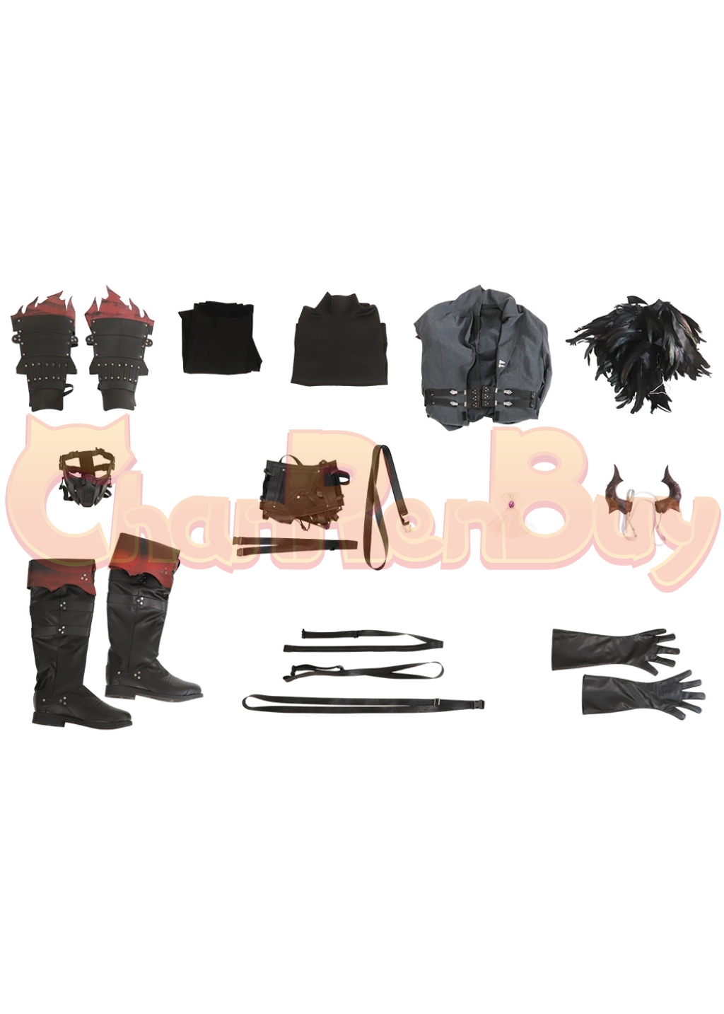 Sephiroth Costume Final Fantasy VII Suit Cosplay Halloween Skin