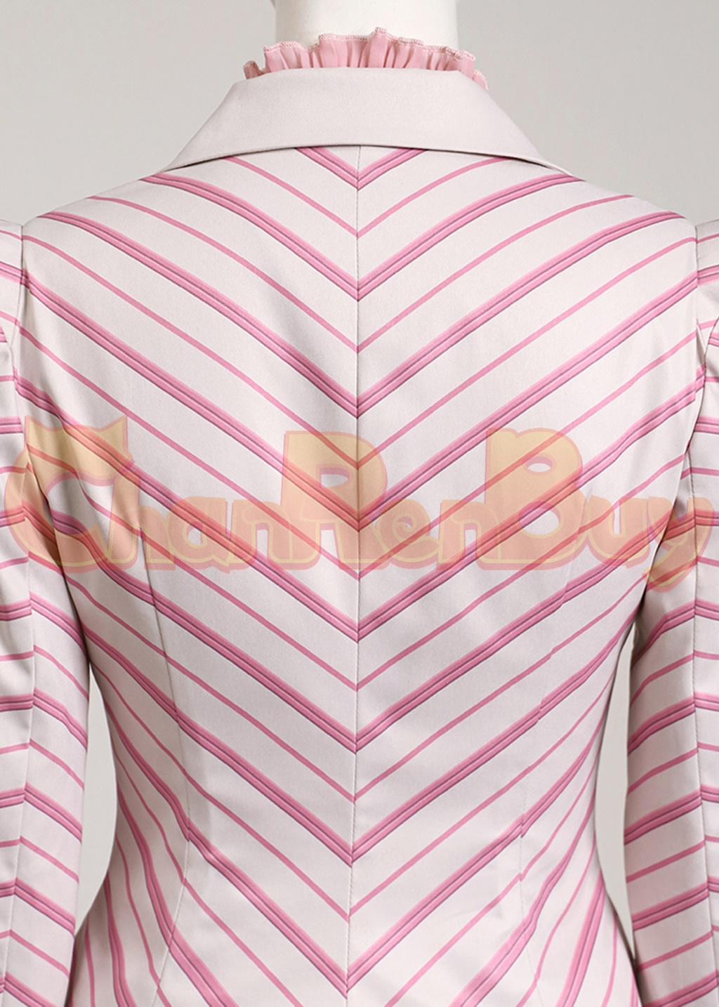 Glinda Costume Wicked Cosplay Pinstripe Suit