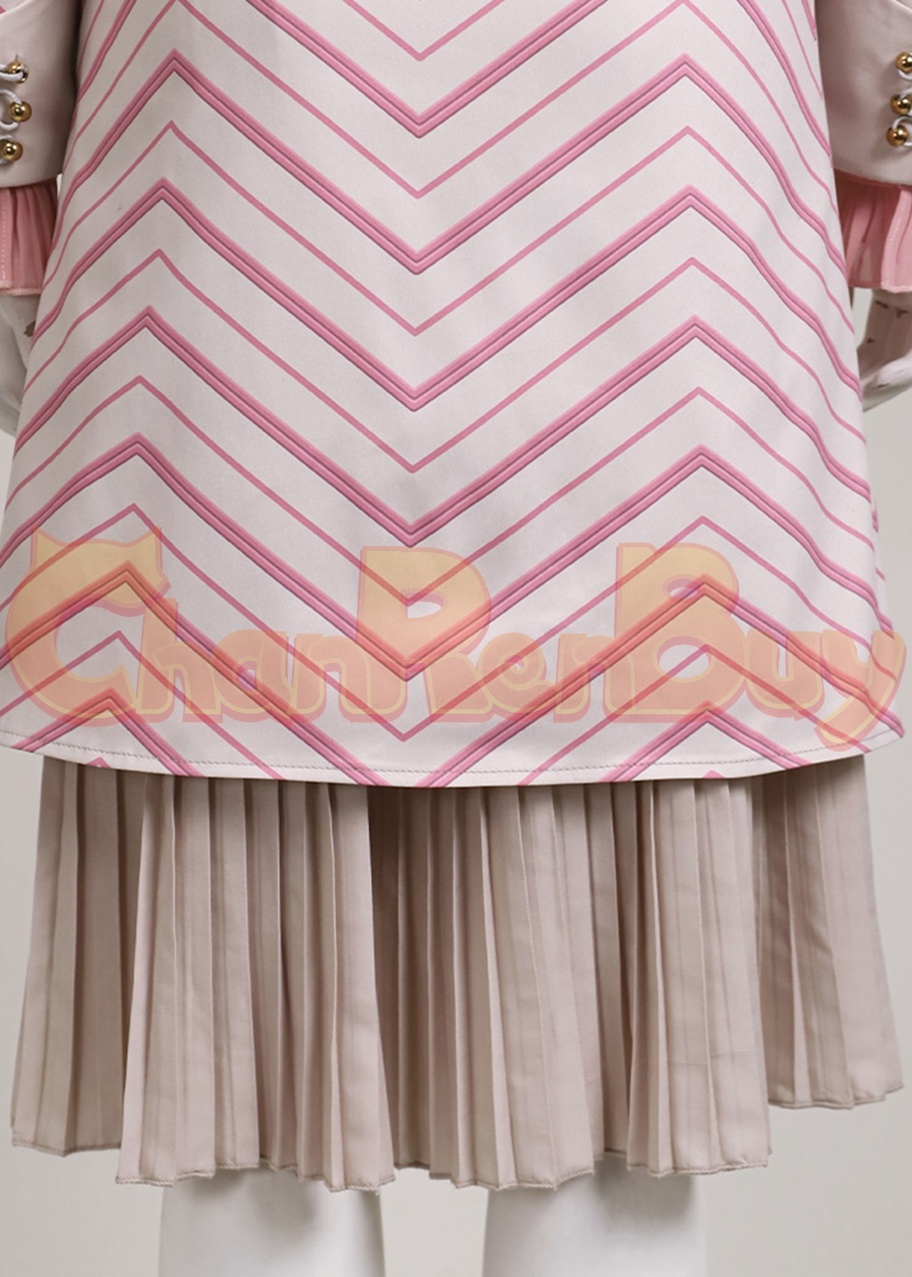 Glinda Costume Wicked Cosplay Pinstripe Suit