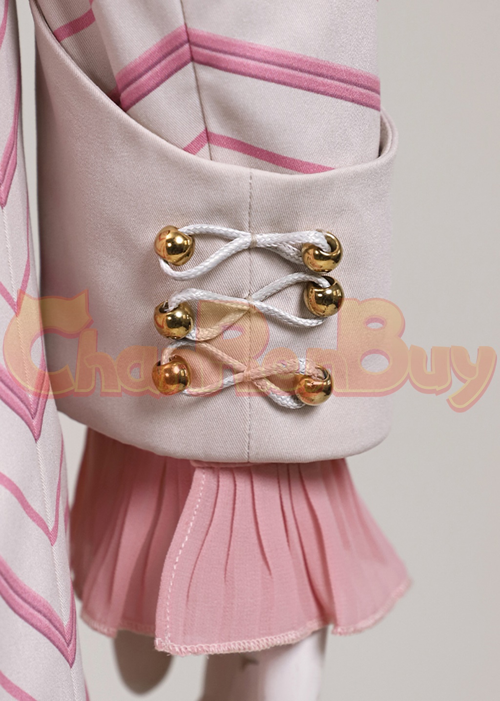 Glinda Costume Wicked Cosplay Pinstripe Suit