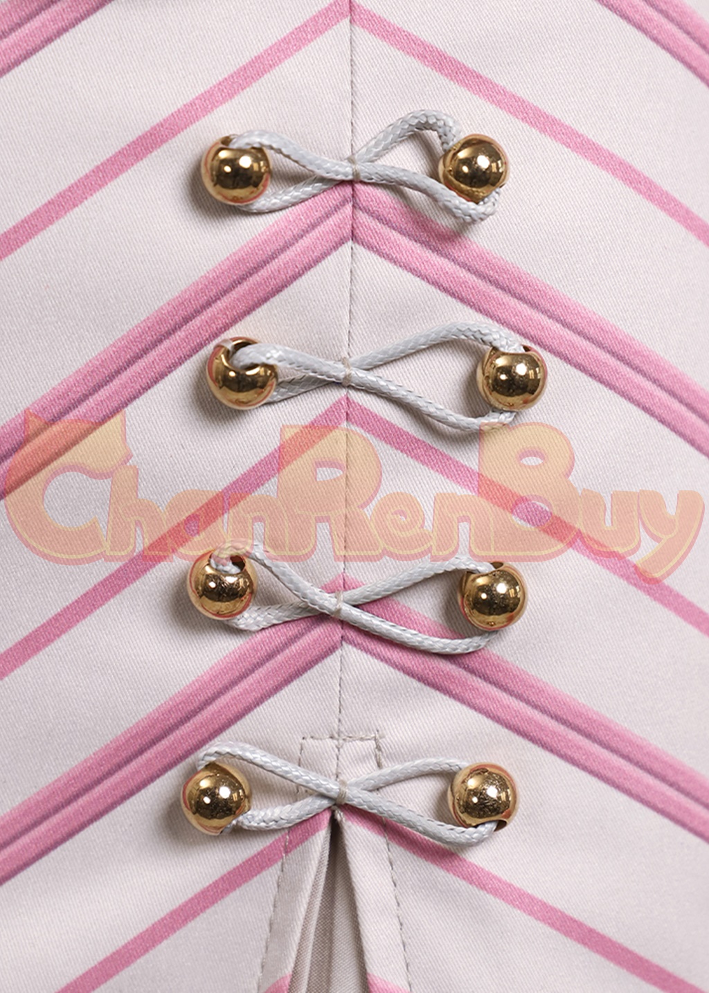 Glinda Costume Wicked Cosplay Pinstripe Suit