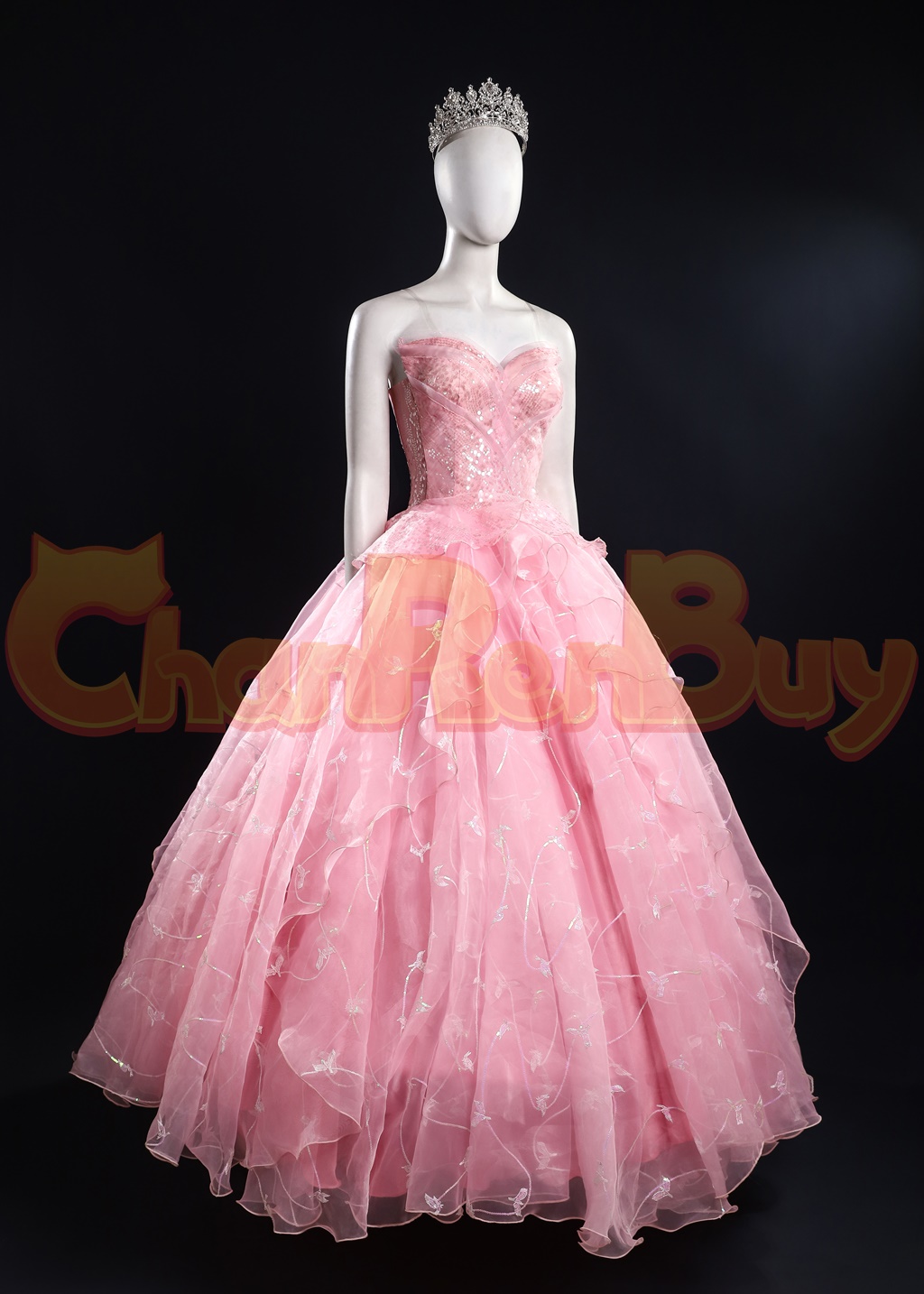 Glinda Costume Wicked Suit Cosplay Wedding Dress