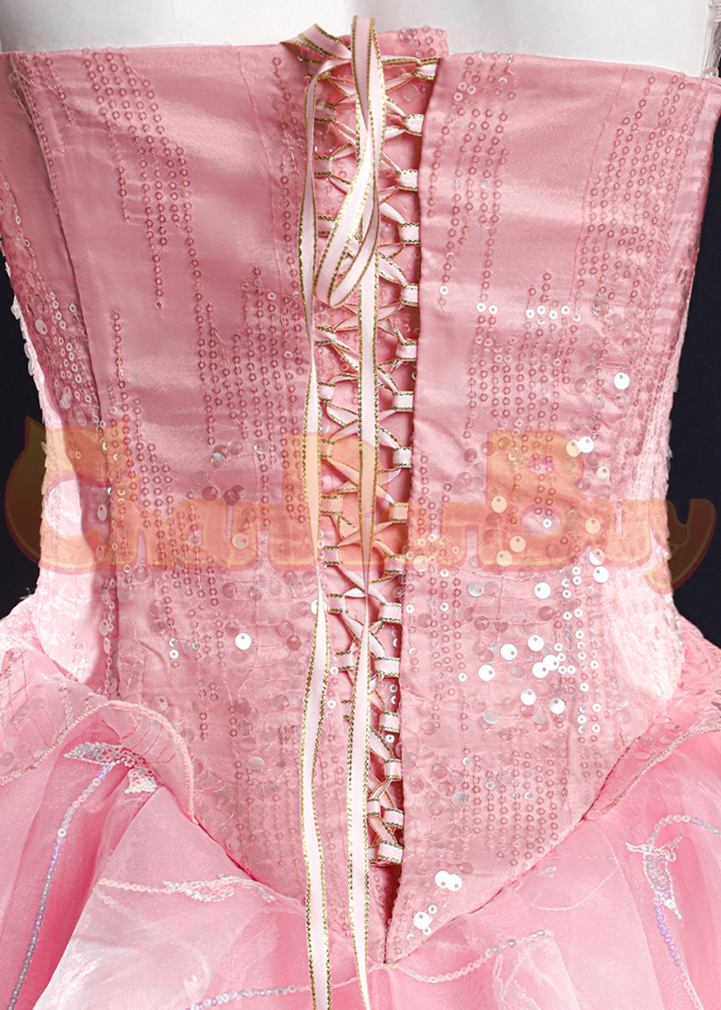 Glinda Costume Wicked Suit Cosplay Wedding Dress