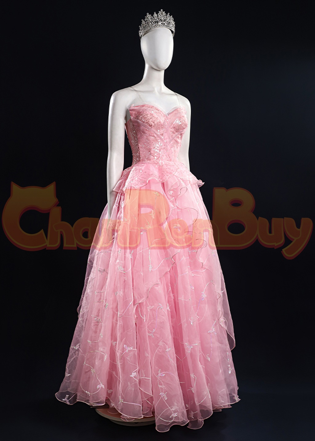 Glinda Costume Wicked Suit Cosplay Wedding Dress