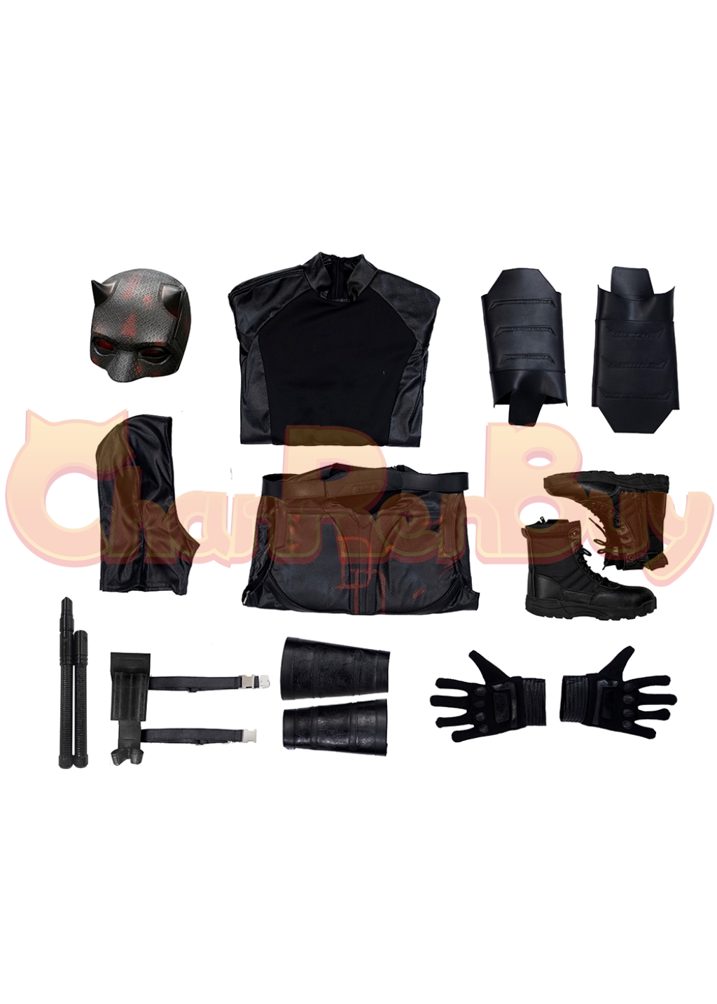 Daredevil Costume Daredevil: Born Again Season 2 Suit Cosplay Black Ver