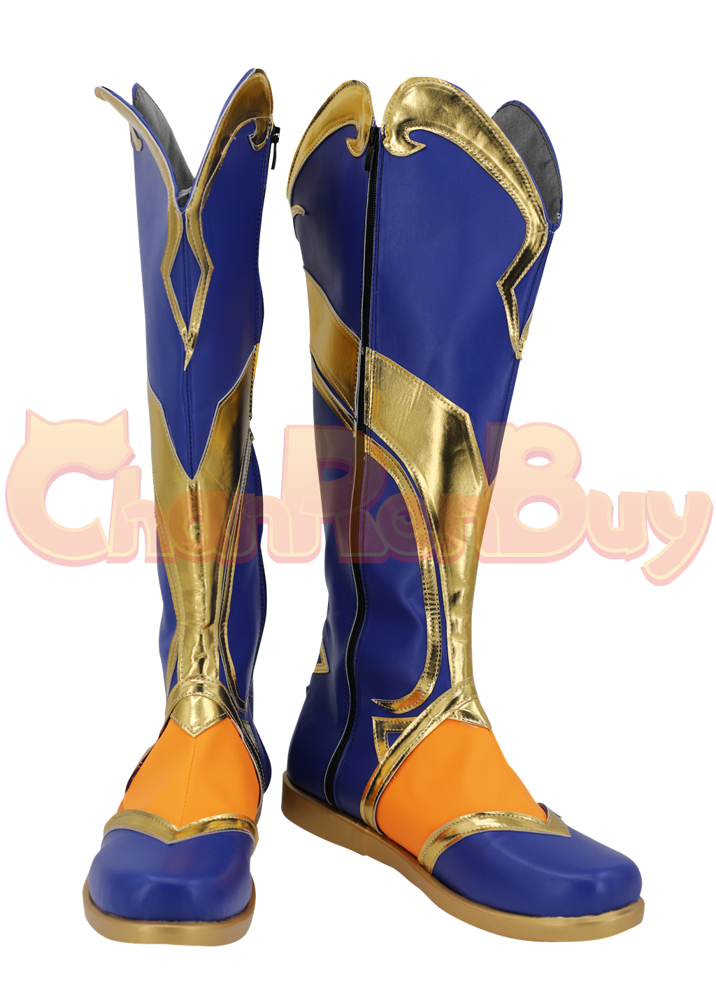 Genshin Impact Shoes Men Kaeya Boots Cosplay