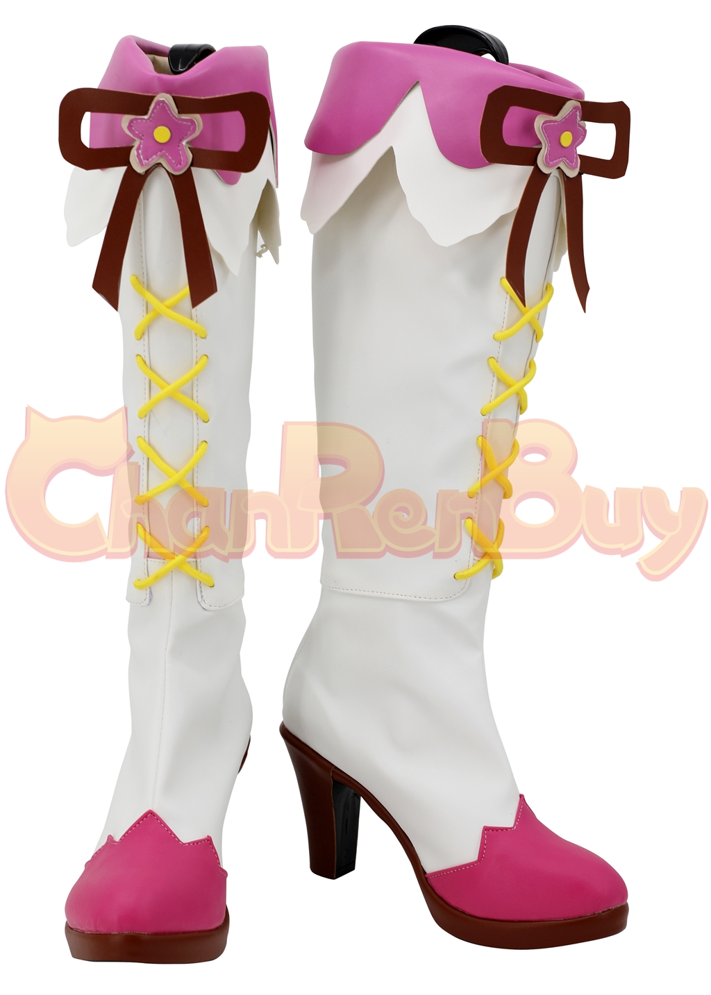 Aikatsu! Series Shoes Women Hoshimiya Ichigo Boots Cosplay