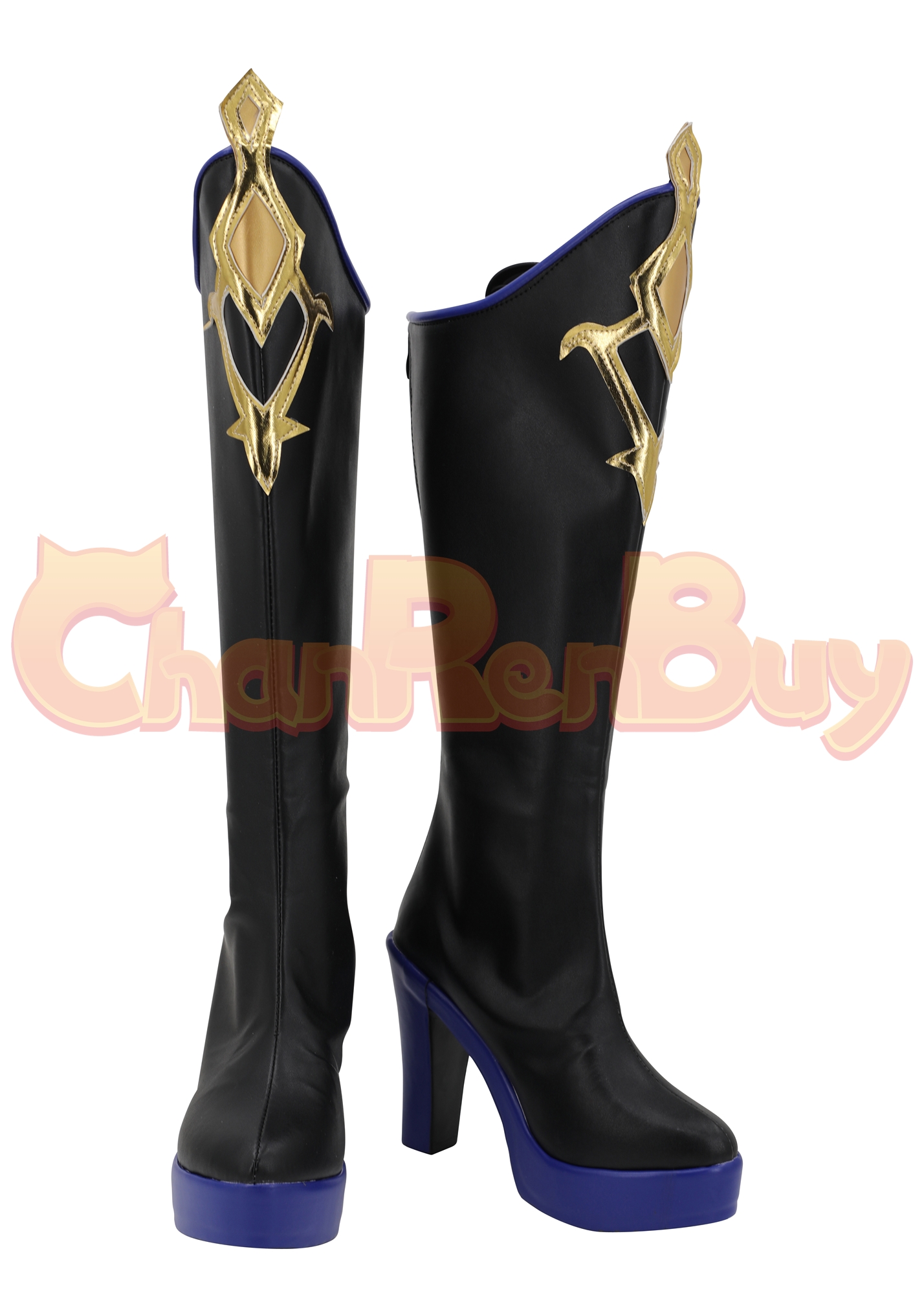 Aether Shoes Men Genshin Impact Boots Cosplay High Heel