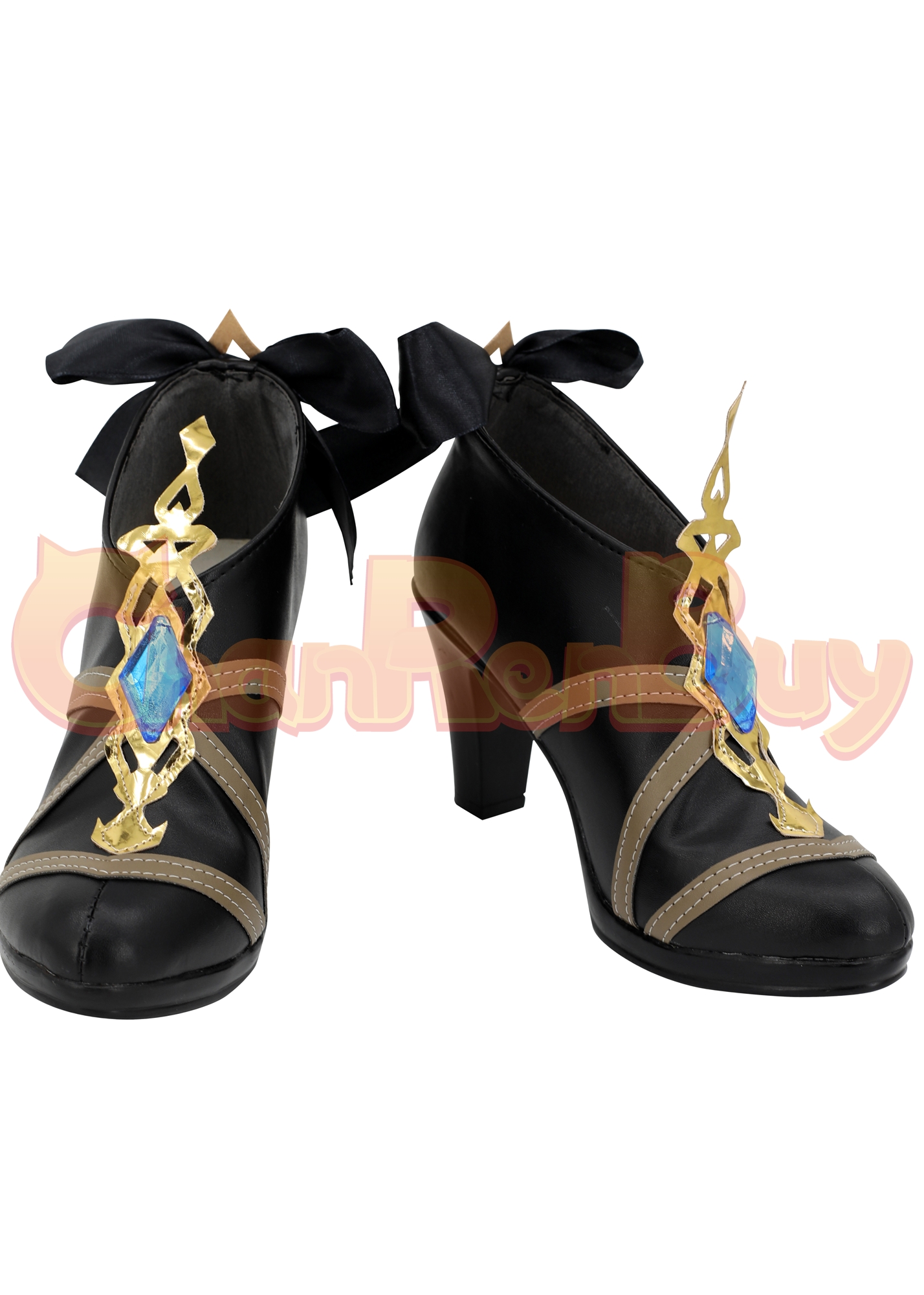 Navia Caspar Shoes Women Genshin Impact Boots Cosplay