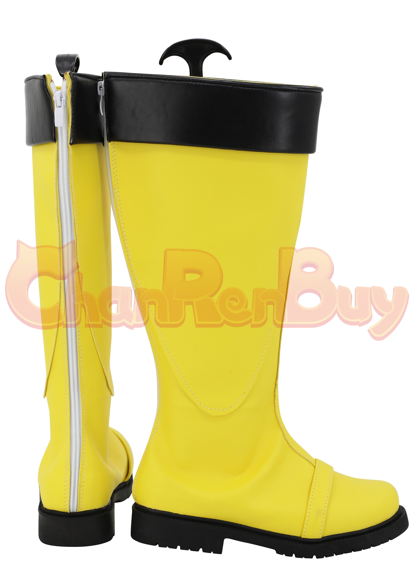 Yellow Buster Shoes Women Tokumei Sentai Go-Busters Boots Cosplay