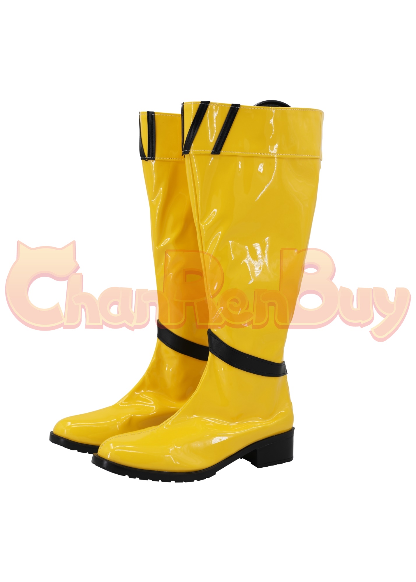 Yellow Ranger Shoes Men Super Sentai Boots Cosplay