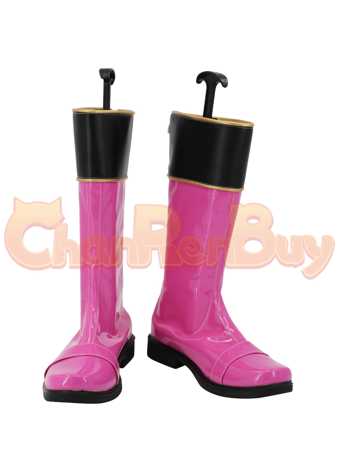 Pink Magician Shoes Women Maho Sentai Magiranger Boots Cosplay