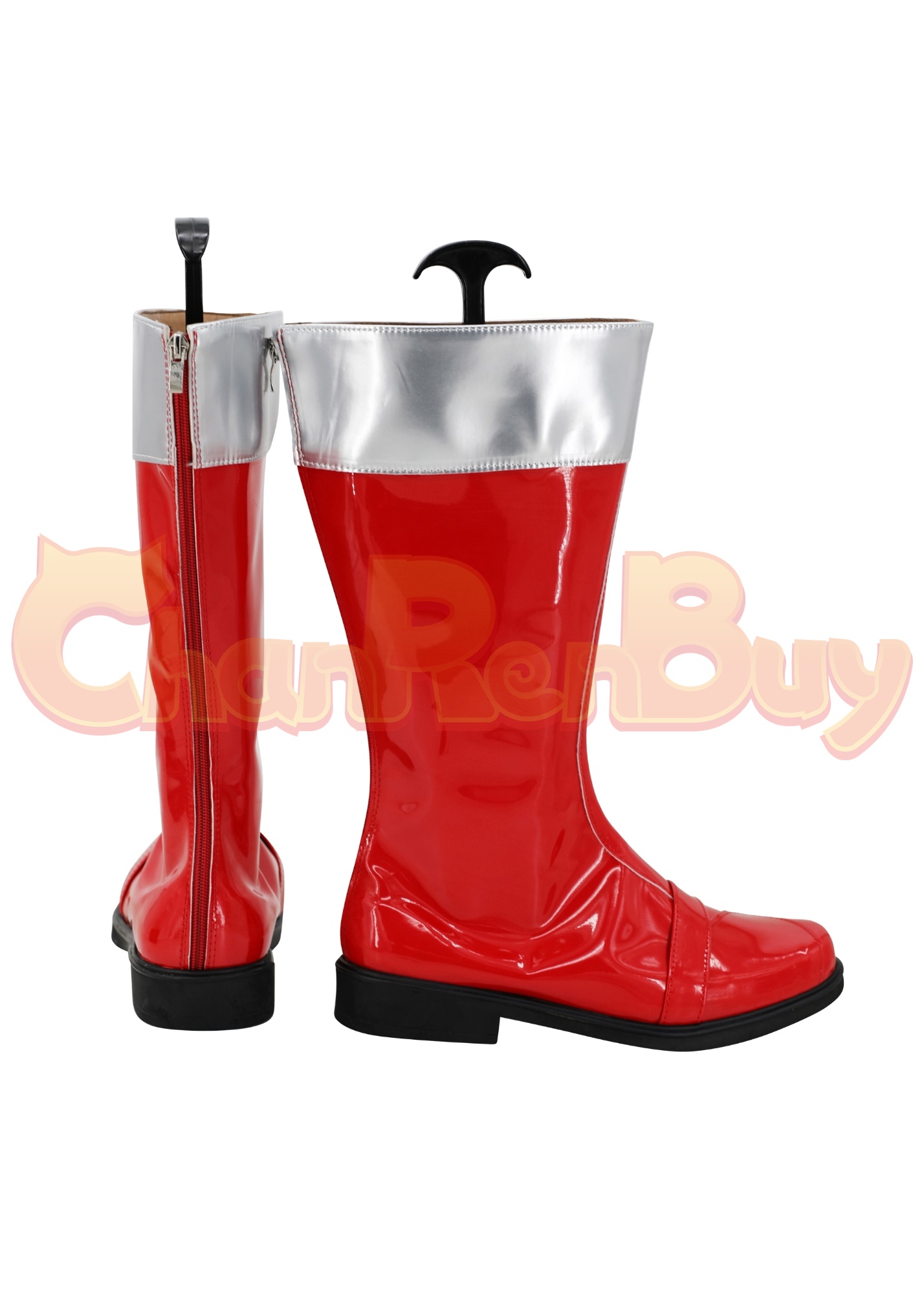Reddo Farukon Shoes Men Choujyu Sentai Liveman Boots Cosplay