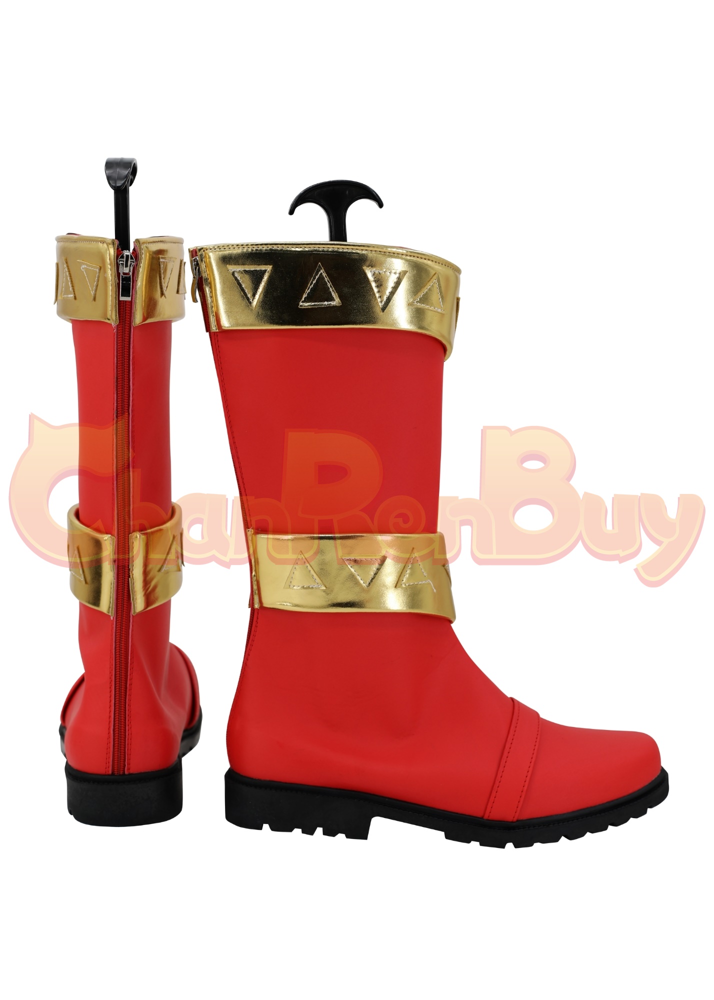 Red Dino Fury Ranger Shoes Men Power Rangers Cosmic Fury Boots Cosplay