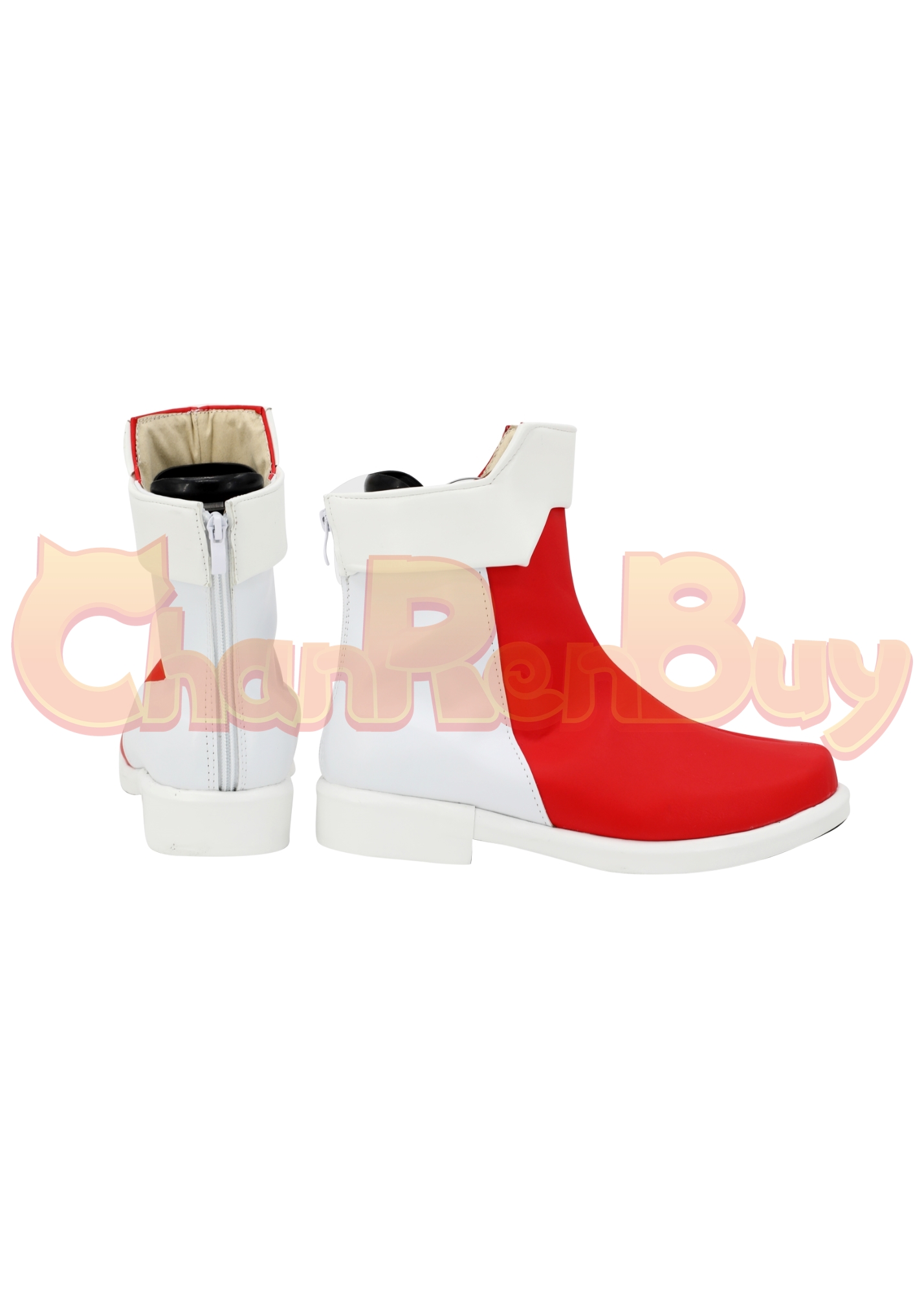 Bun Red Shoes Men Bakuage Sentai Boonboomger Boots Cosplay