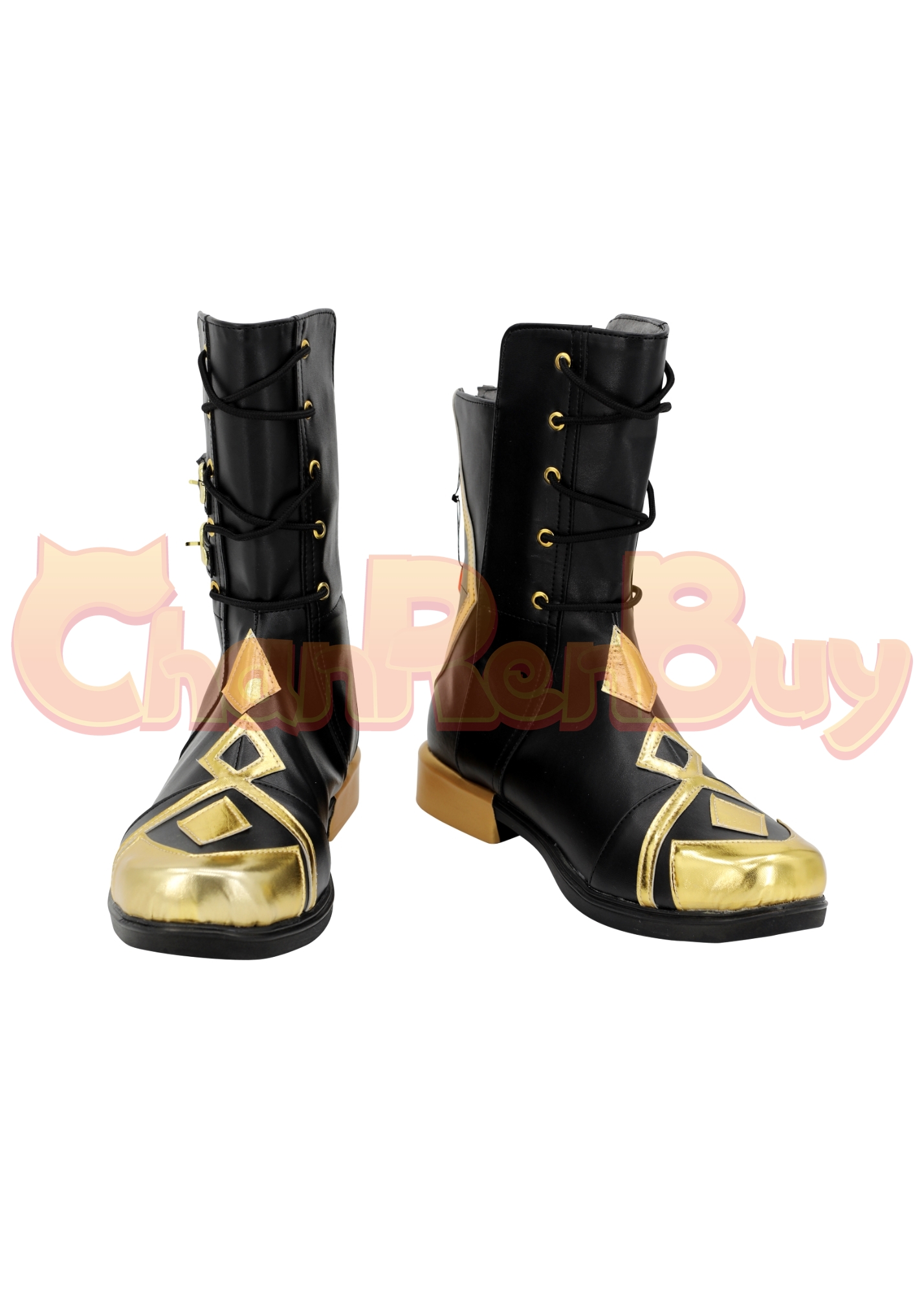 Fatui Arlecchino Shoes Women Genshin Impact Boots Cosplay