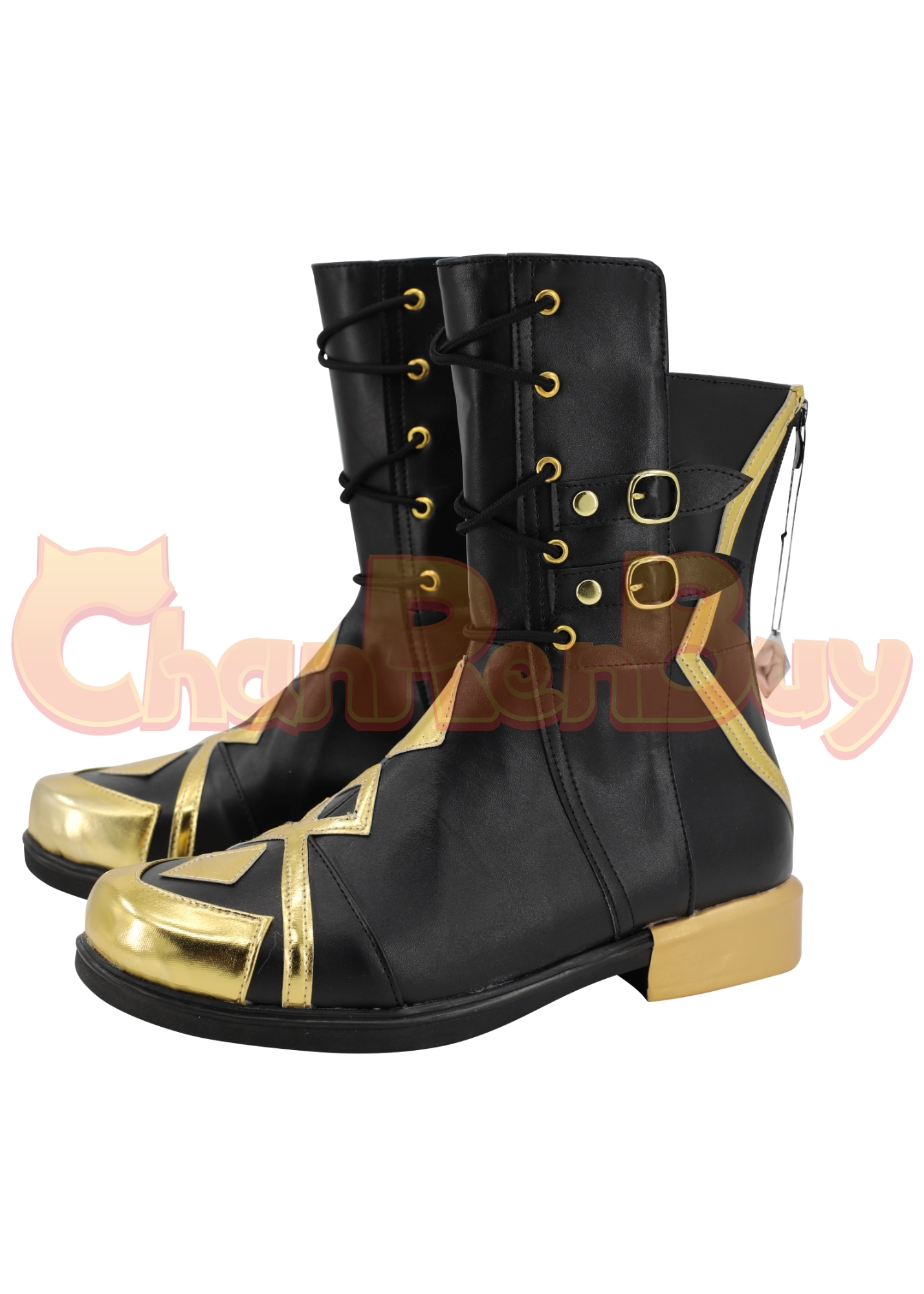 Fatui Arlecchino Shoes Women Genshin Impact Boots Cosplay