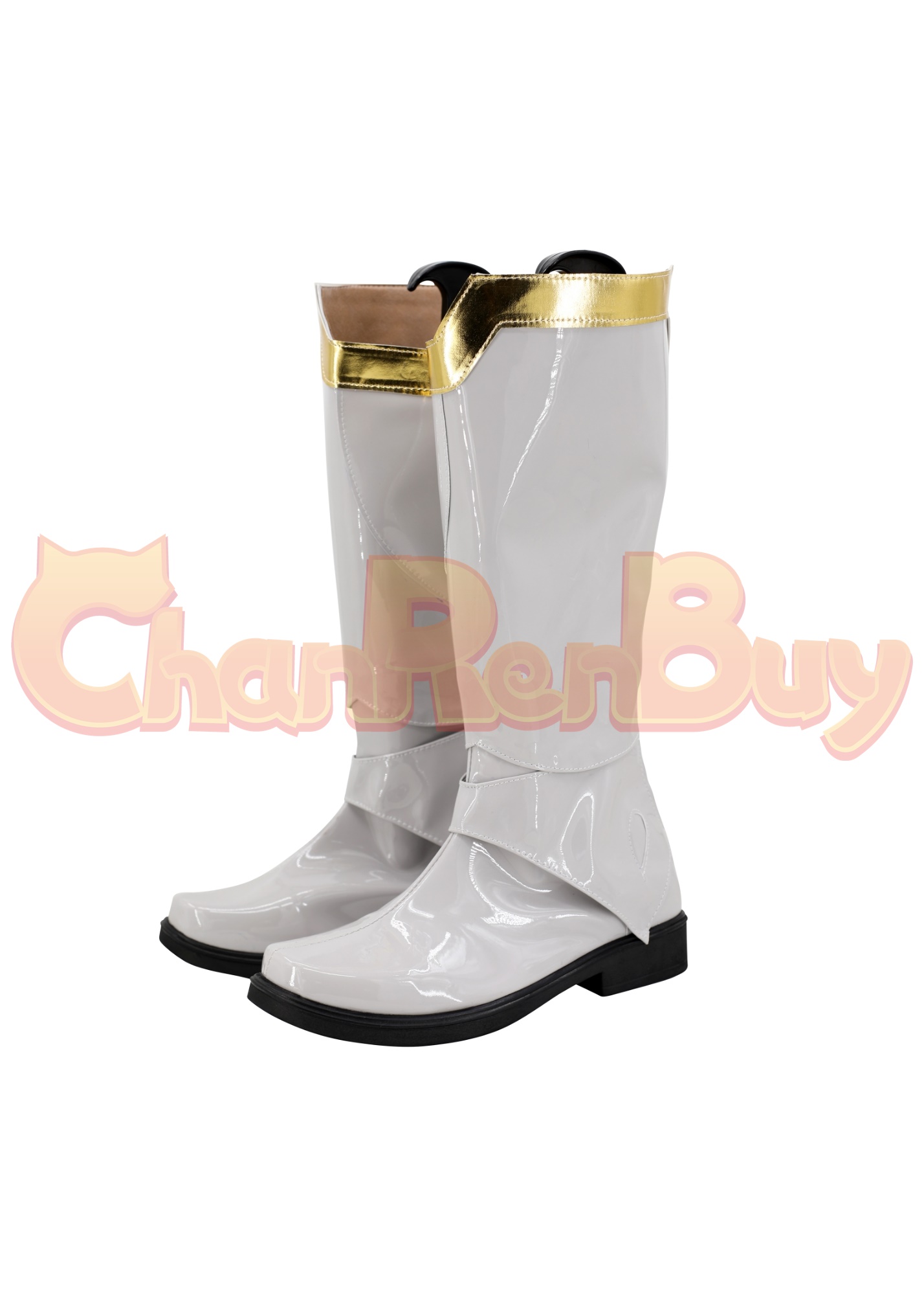 Rakuresu· Hasuti Shoes Men Ohsama Sentai King-Ohger Boots Cosplay White Ver