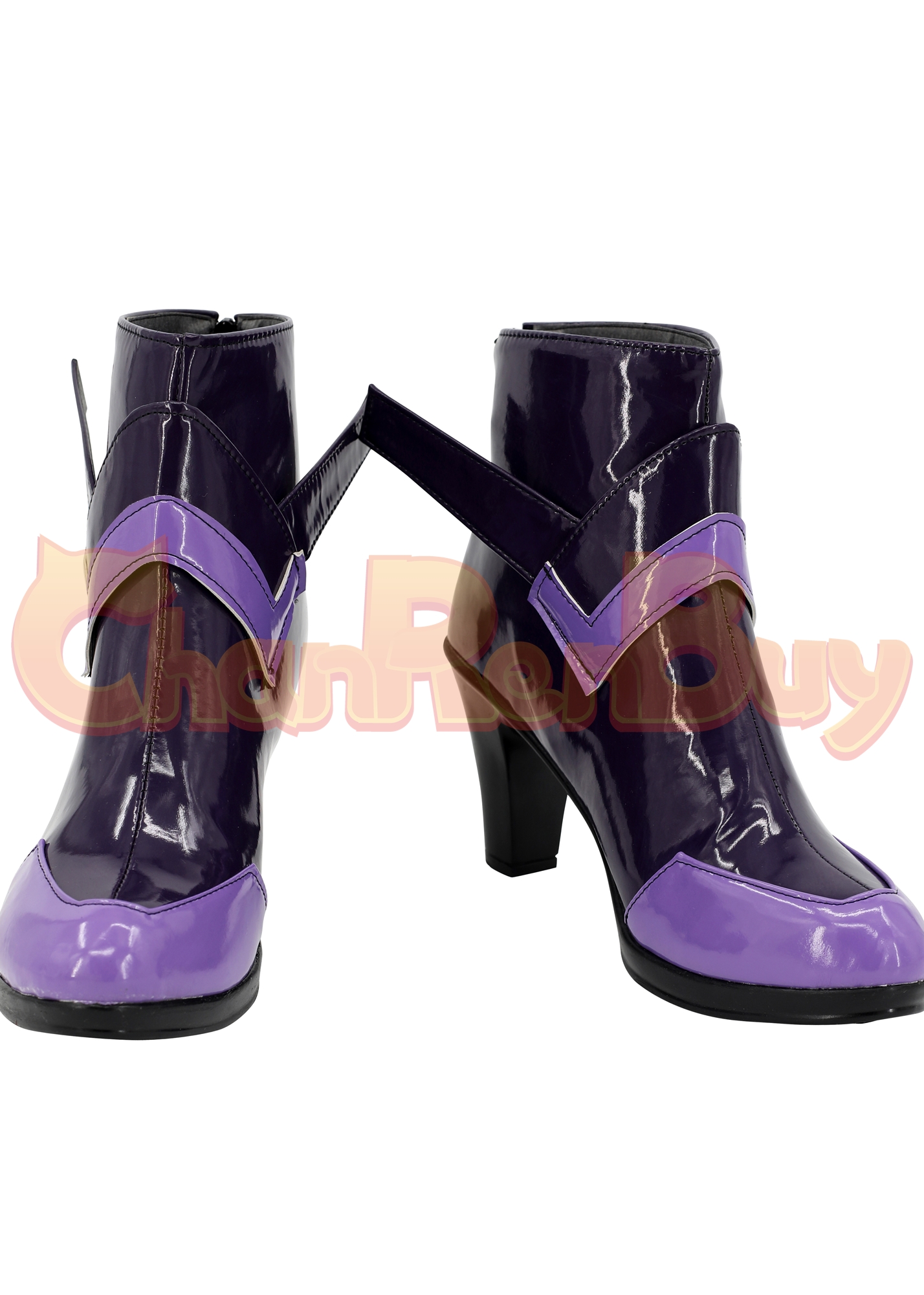 HDN Purple Heart Shoes Women Azur Lane Boots Cosplay