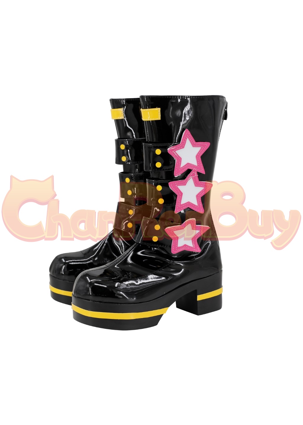 Rin Len Shoes Women Kagamine Boots Cosplay Ver.1
