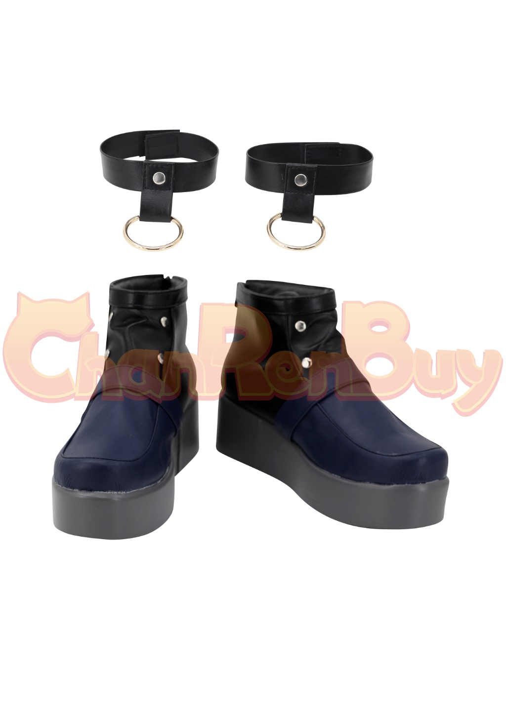 Amau Ako Shoes Women Blue Archive Boots Cosplay