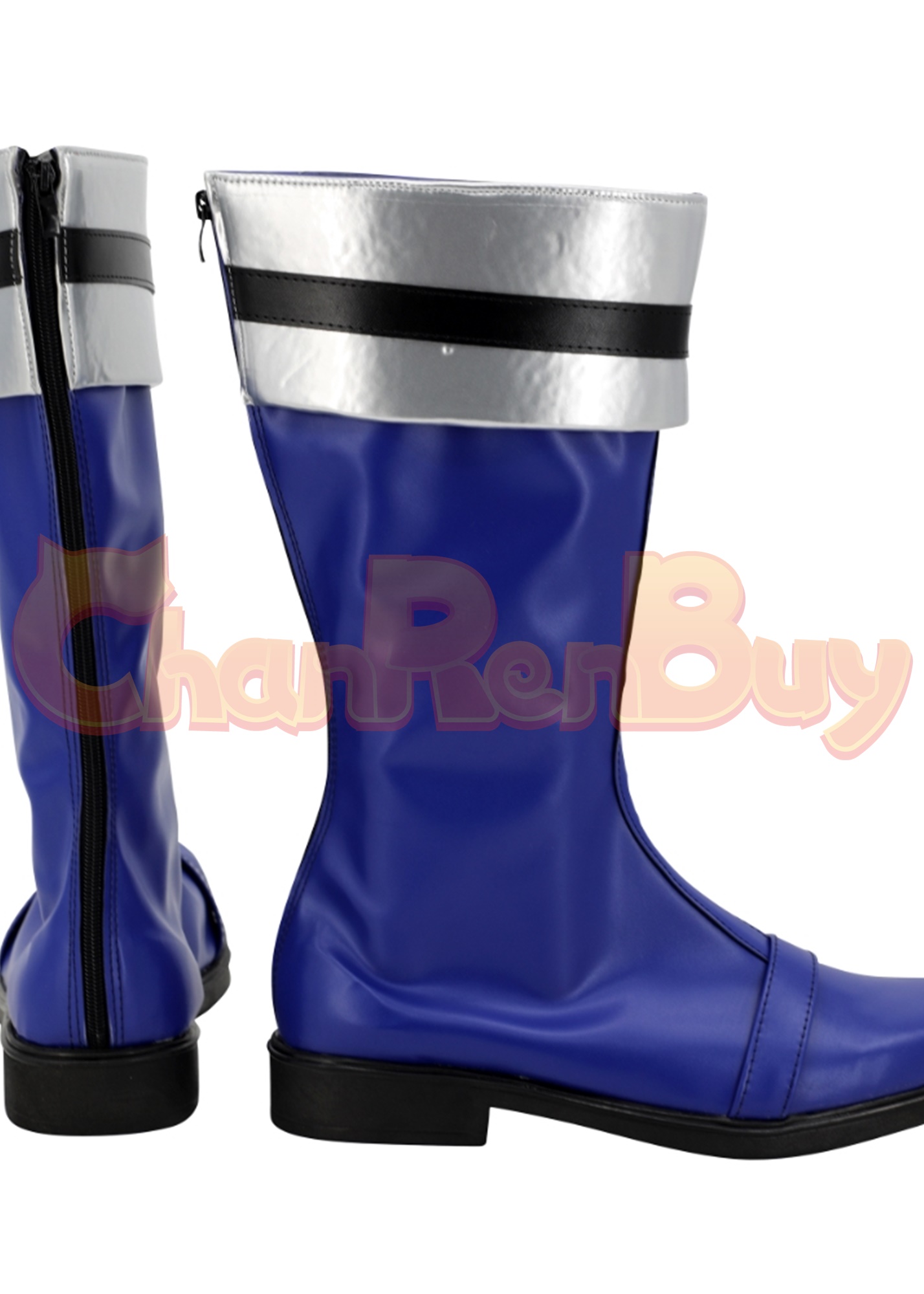Deka Blue Shoes Men Tokusou Sentai Dekaranger Houji Tomasu Boots Cosplay