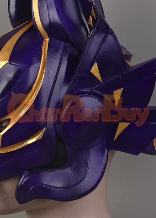 Genshin Impact Mask Cyno Headgear Cosplay Purple Ver