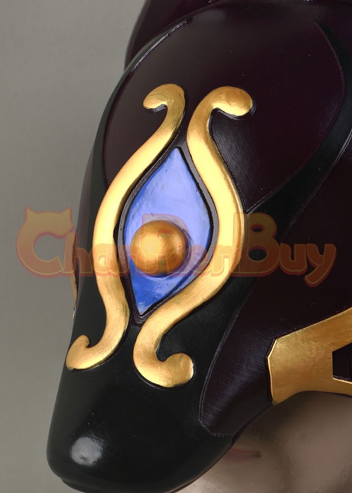 Genshin Impact Mask Cyno Headgear Cosplay Blue Ver